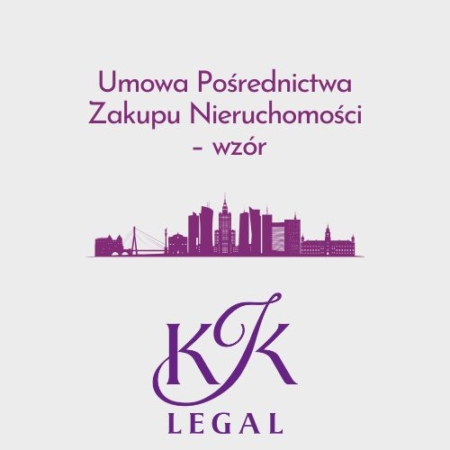 Wzory dokumentów nieruchomości - umowa Pośrednictwa Zakupu Nieruchomości