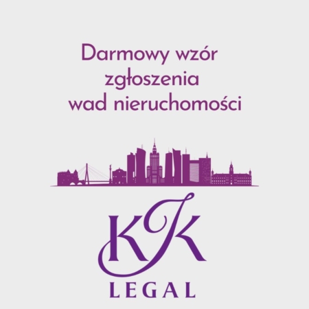 Wzory dokumentów nieruchomości - zgłoszenia wad nieruchomości - darmowy wzór