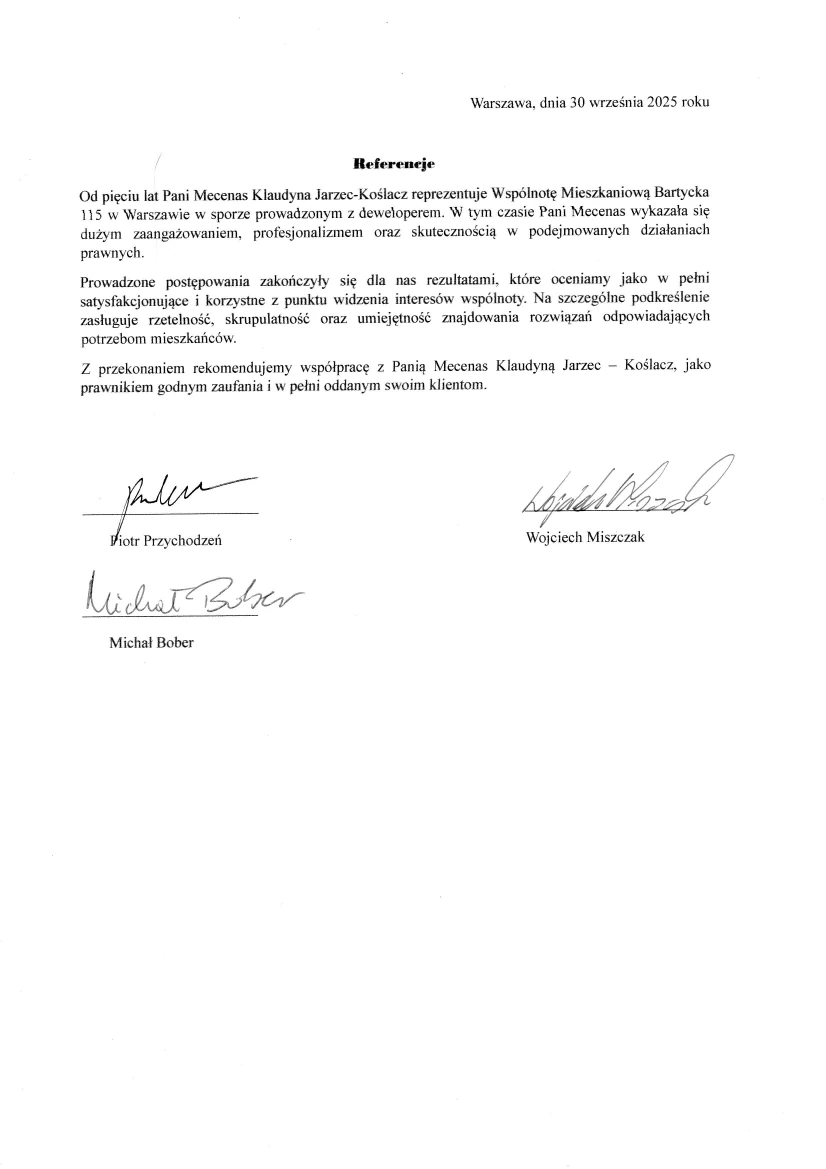 Wspólnota Mieszkaniowa BARTYCKA